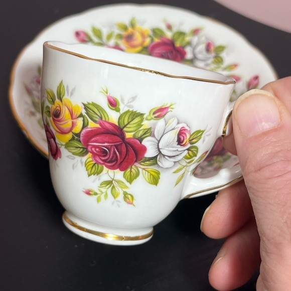 Duchess Fine China Teacup and Saucer Set: Small Tea Party Decor
More avail - Picture 5 of 7